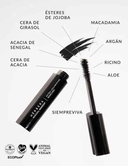 Rimel ecológico certificado Herbera Mineral Makeup hecho en España